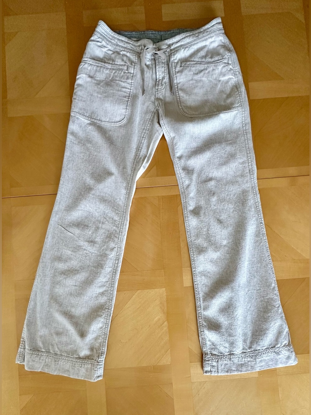 The North Face Women’s Larison Pants - Striped Linen Blend Wide Leg - size 2
